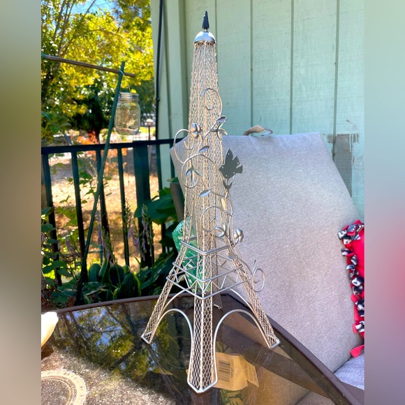 Storage & Organization Silver Jewelry Stand Birds Flowers Eiffel